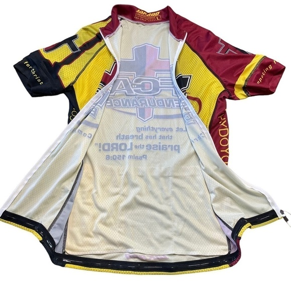 FCA Jakroo Fellowship of Christian Athletes Womens Bike Cycling Jersey Large New - Picture 4 of 7